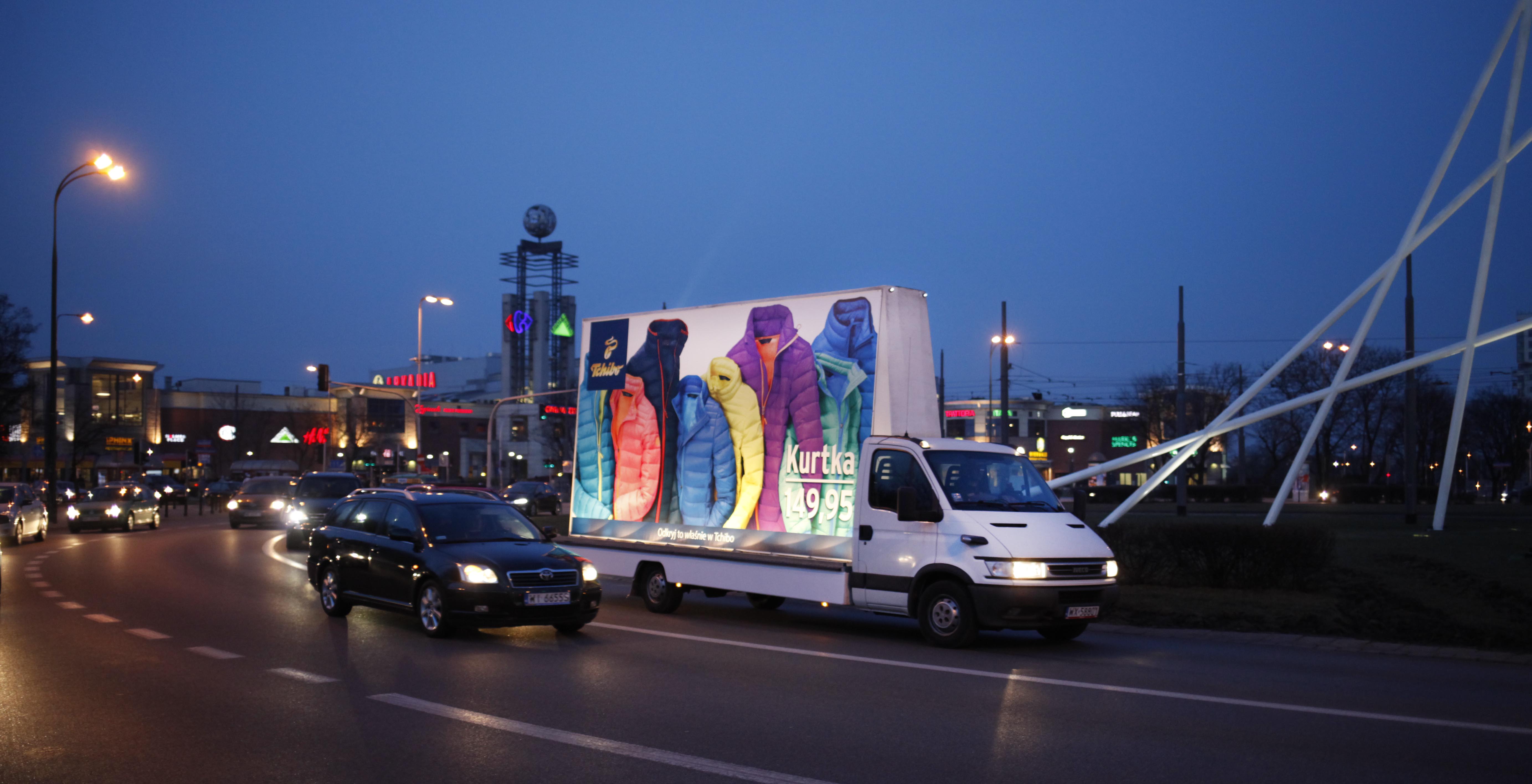 Billboard mobilny na wiosnę Billboard mobilny na wiosnę