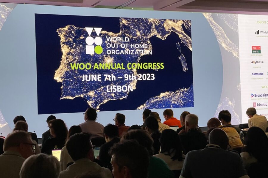 Reklama zewnętrzna - kongres World Out Of Home Organization w Lizbonie